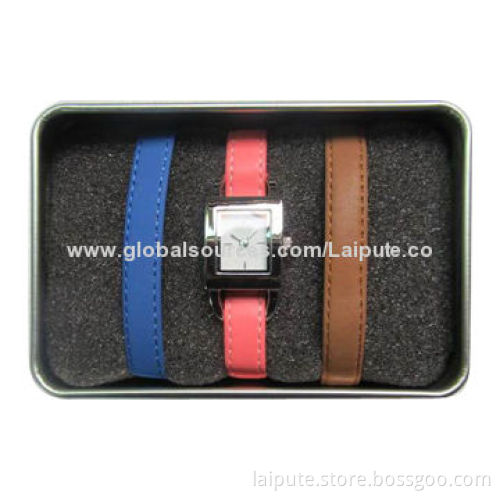 Watch Gift Set with 3ATM Waterproof, CE and RoHS Marks